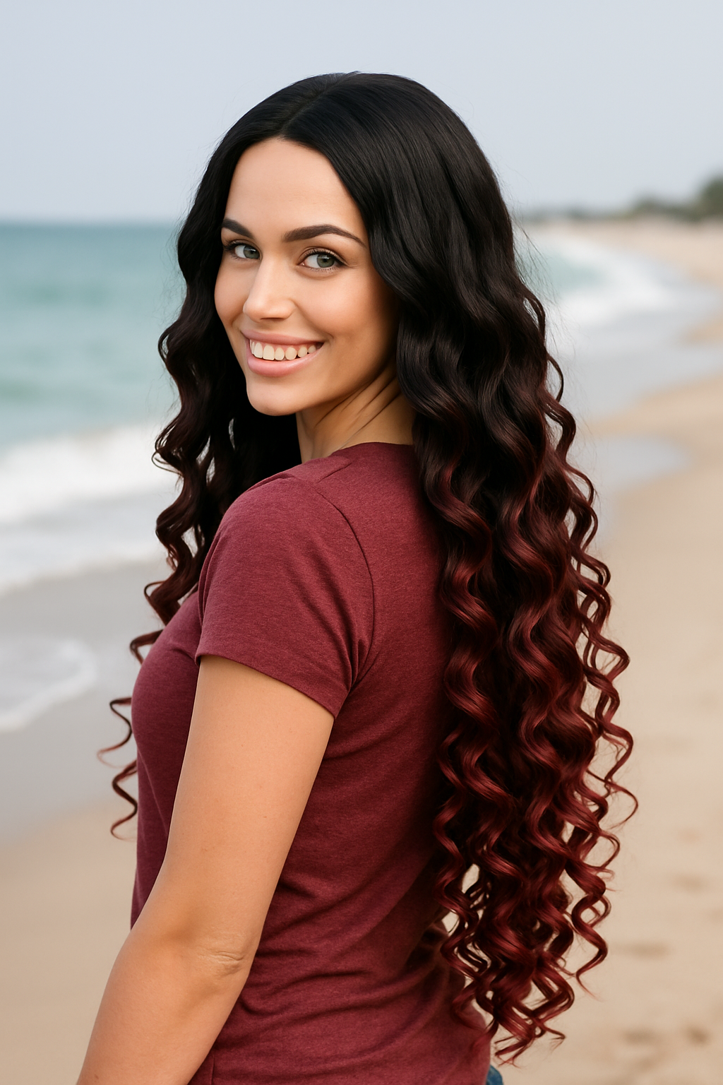 ANNA: Skin Lace Frontal Synthetic Wig