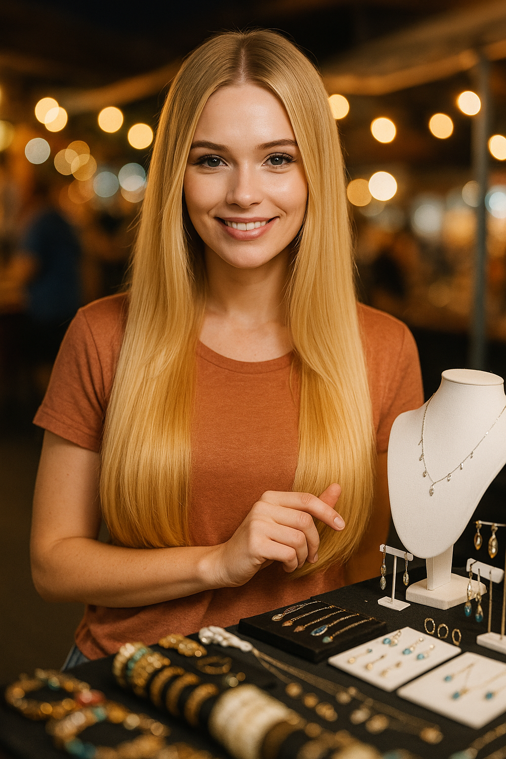 MAGGIE: Deep Part Lace Frontal Synthetic Wig