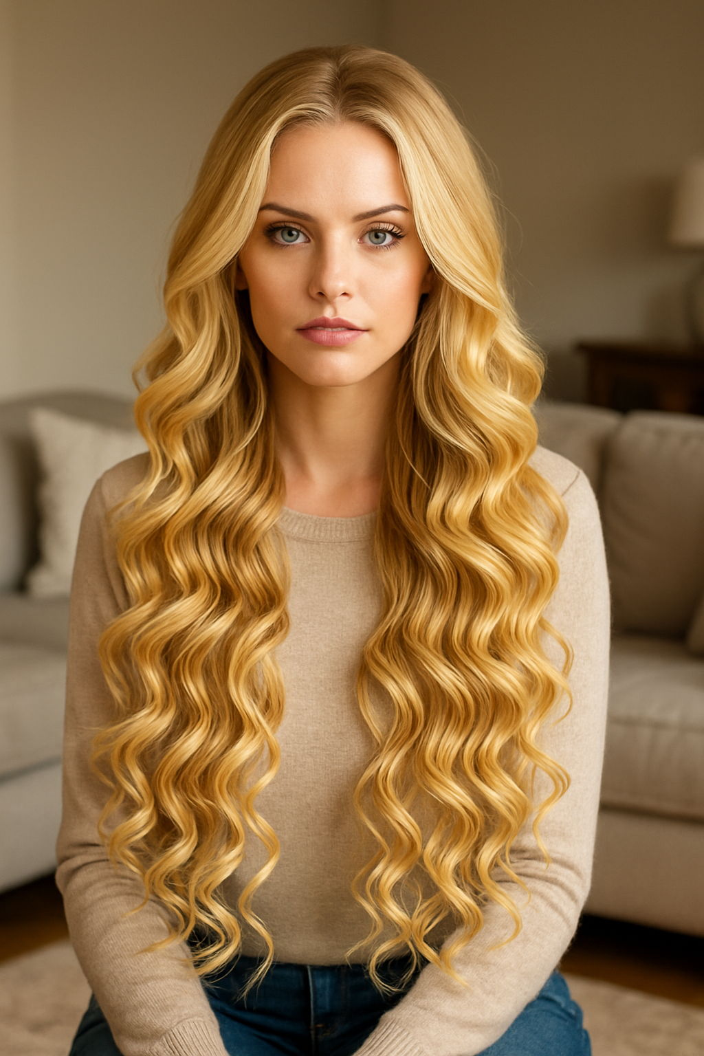 ANNA: Skin Lace Frontal Synthetic Wig