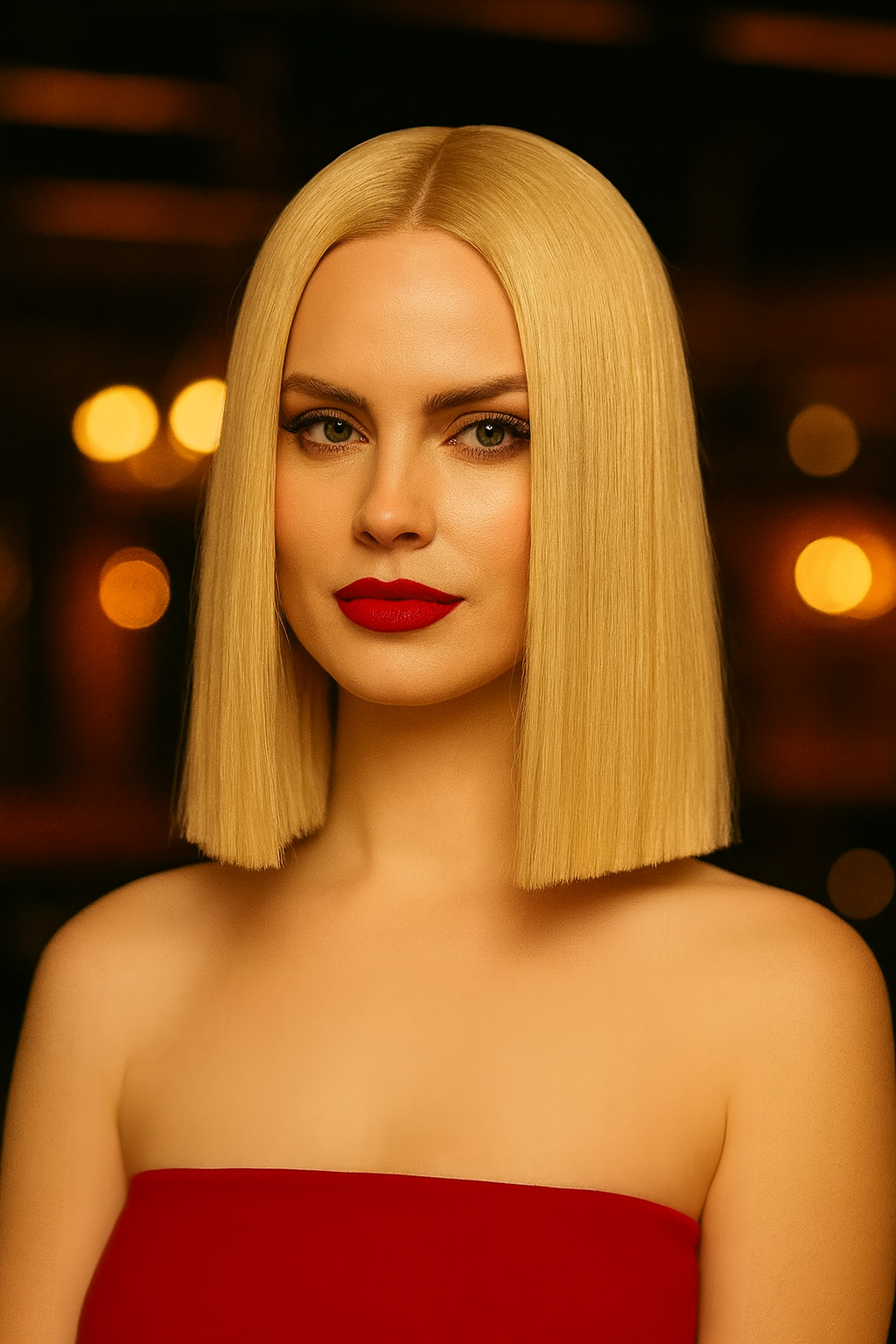ABBY: Deep Part Lace Frontal Synthetic Wig