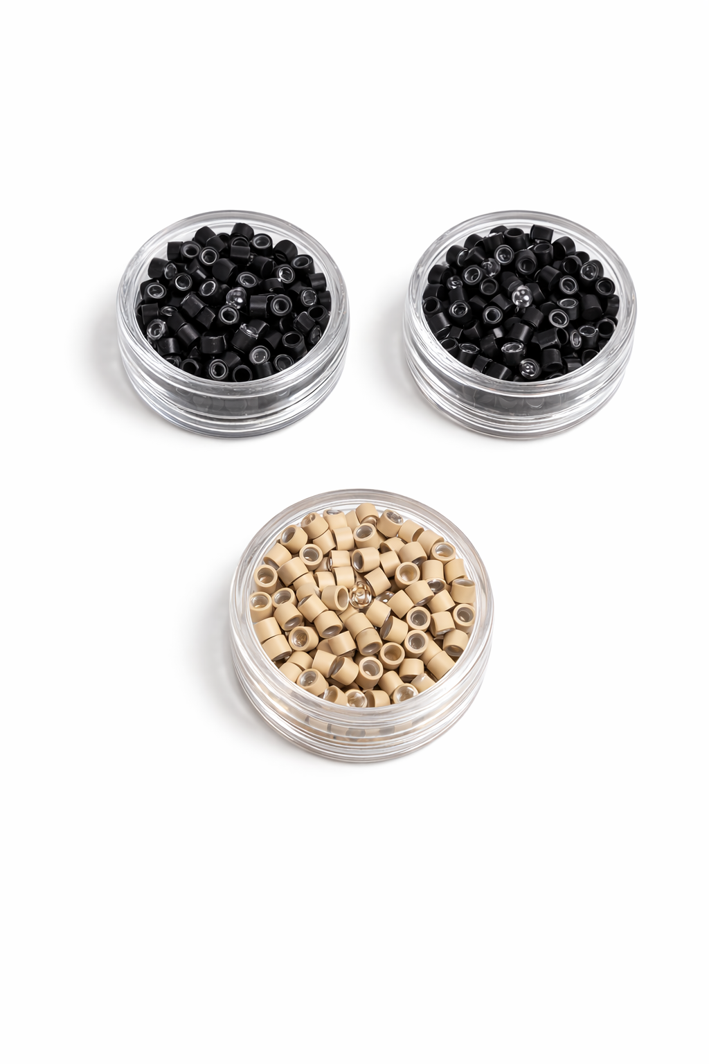 Micro Rings with Silicone Lining for I-Tip Hair Extensions (200 PCS/Box)