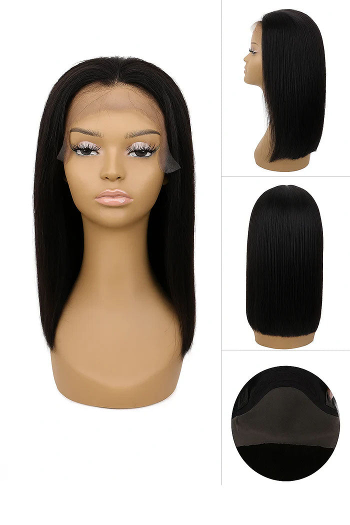 Honey Plus: 100% Human Hair 13"x4" Free Part Lace Front Wig