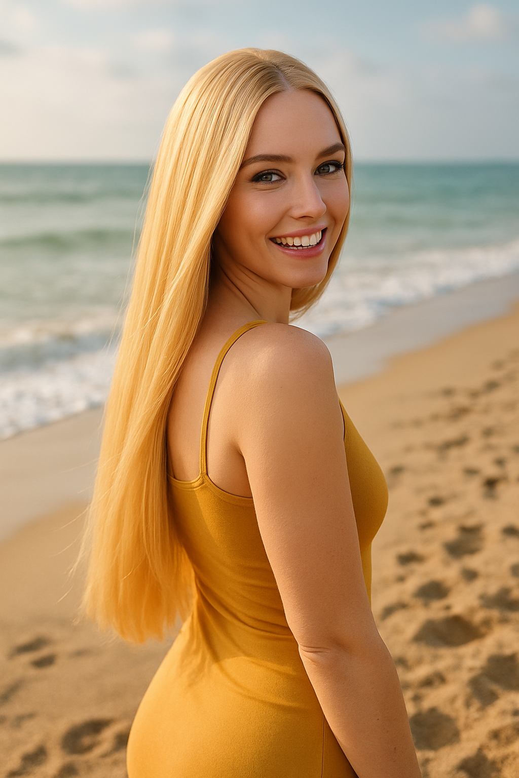 MAGGIE: Deep Part Lace Frontal Synthetic Wig