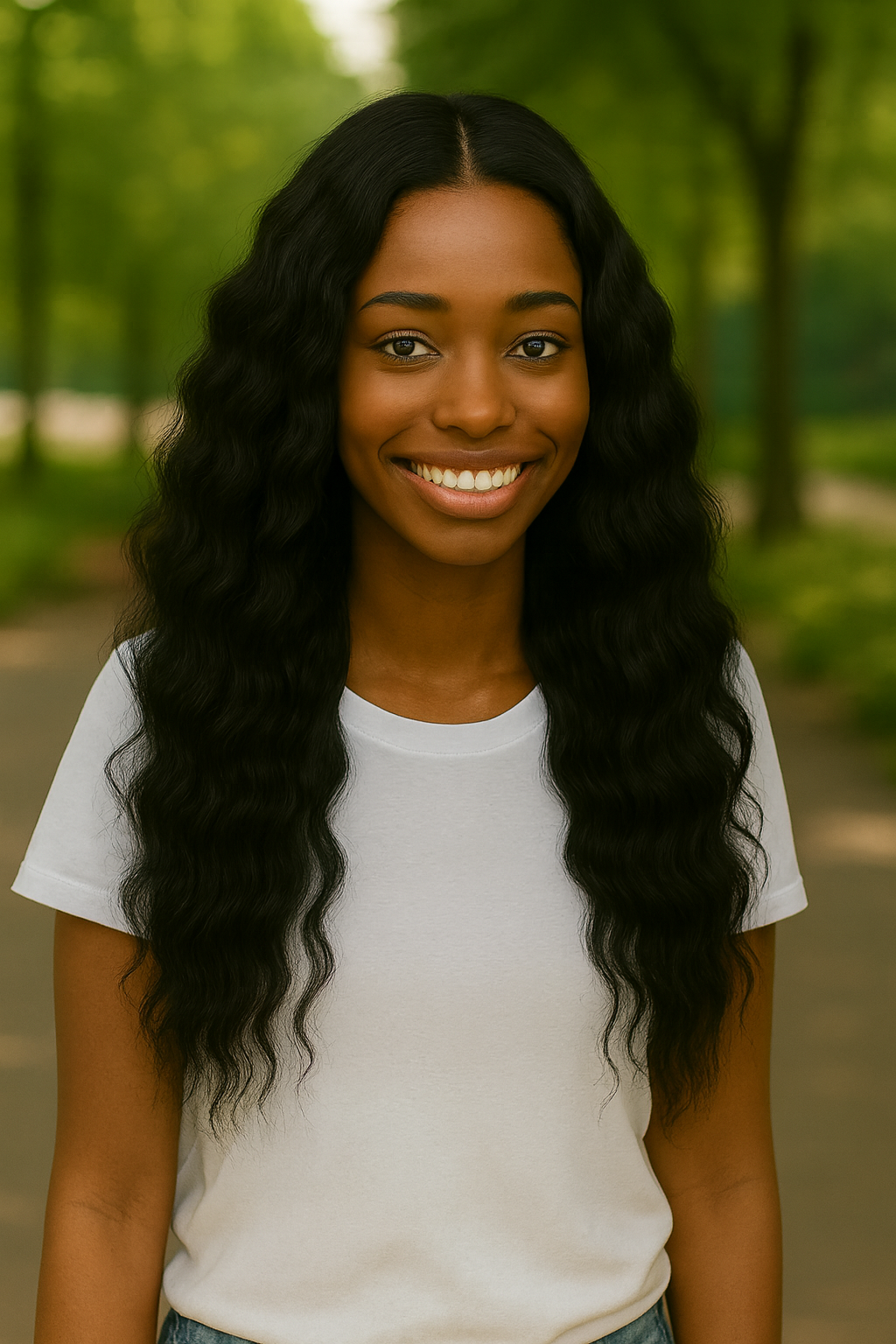 NANCY: Skin Lace Frontal Synthetic Wig