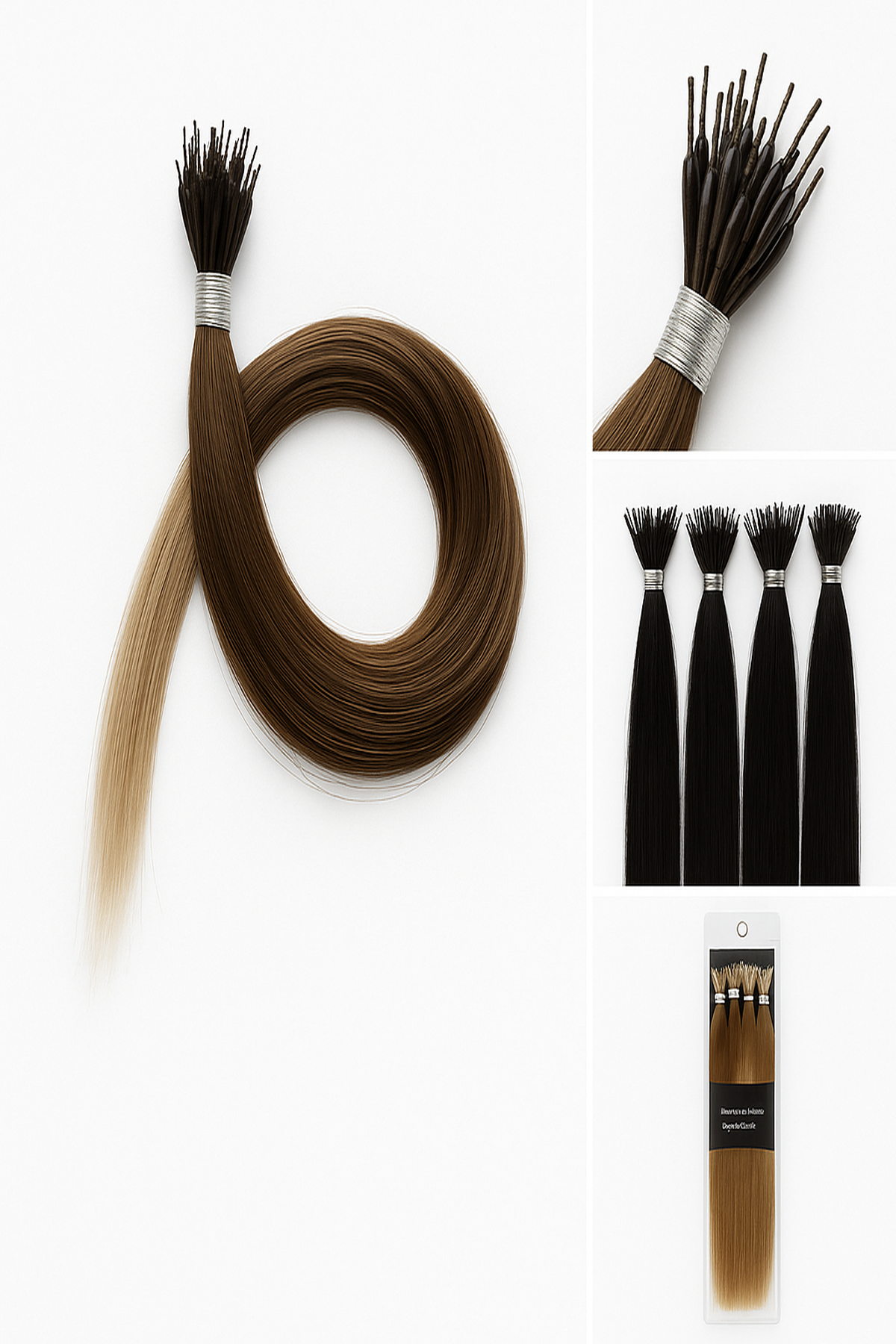 100% Cuticle Remy Human Hair Extensions Nano Link –  18” / 22” (100g)