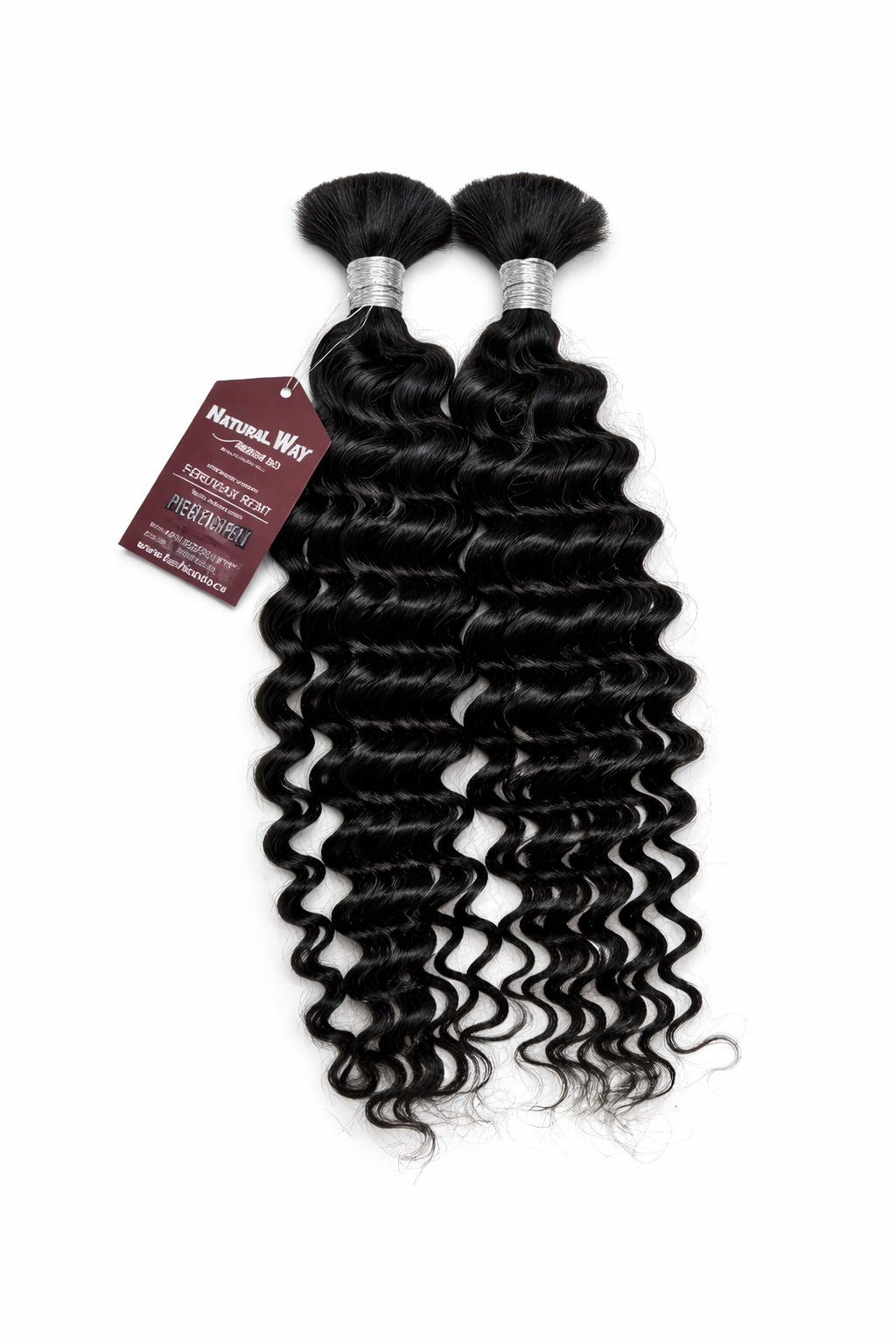 PERUVIAN REMY 100% Human Wavy Hair Weave Deep Bulk