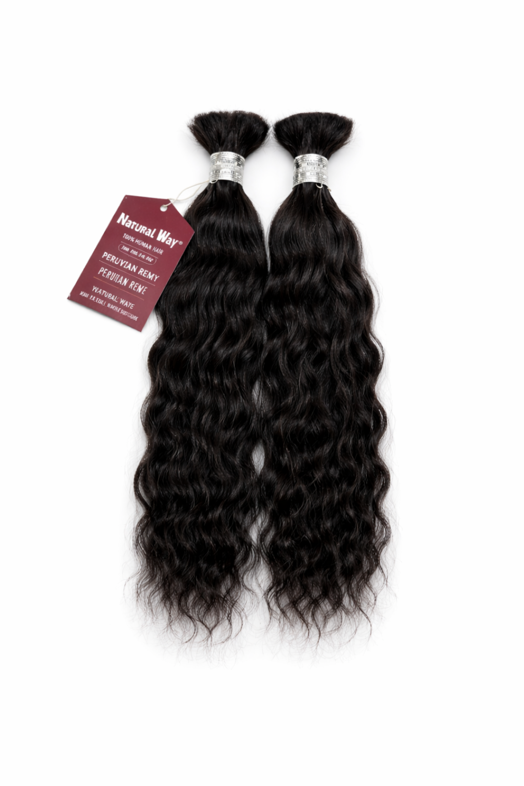 PERUVIAN REMY 100% Human Wavy Hair Weave Super Bulk