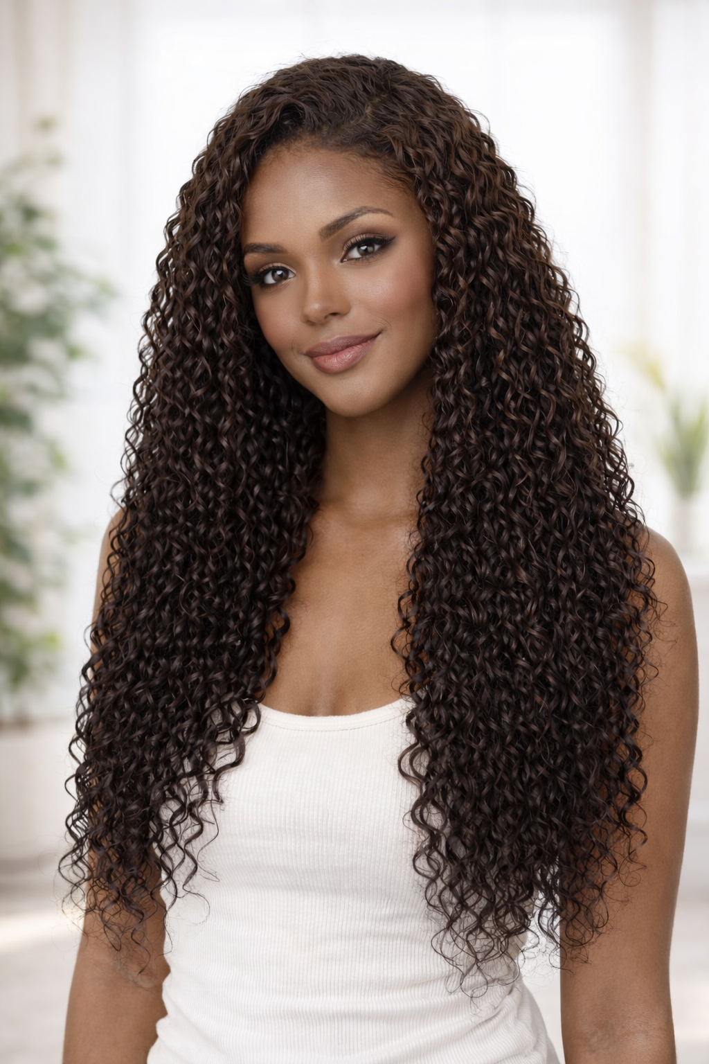 Synthetic 7PCS Clip in Water Wave 20" Extensions