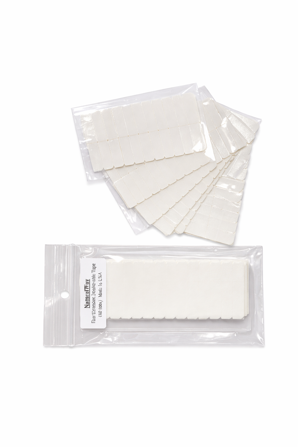Hair Extension Tape Tabs – Double-Sided Replacement Adhesive for Tape-In Extensions (60 PCS/Pack)