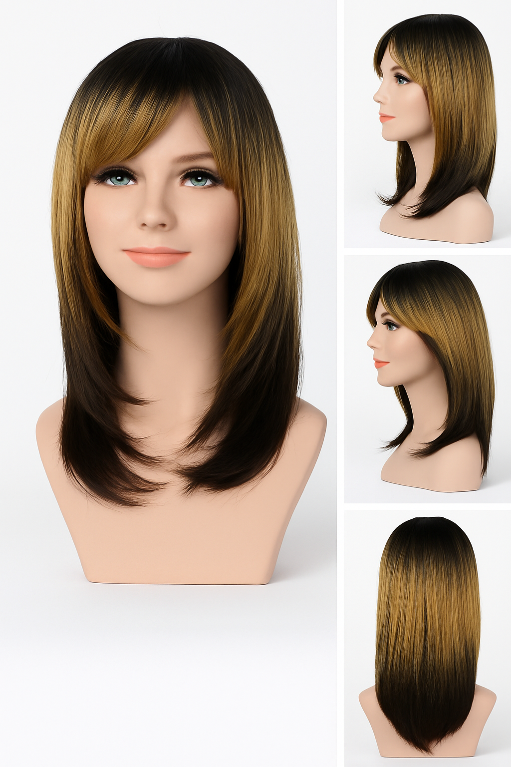 CINDY: African American Daily Synthetic Wig