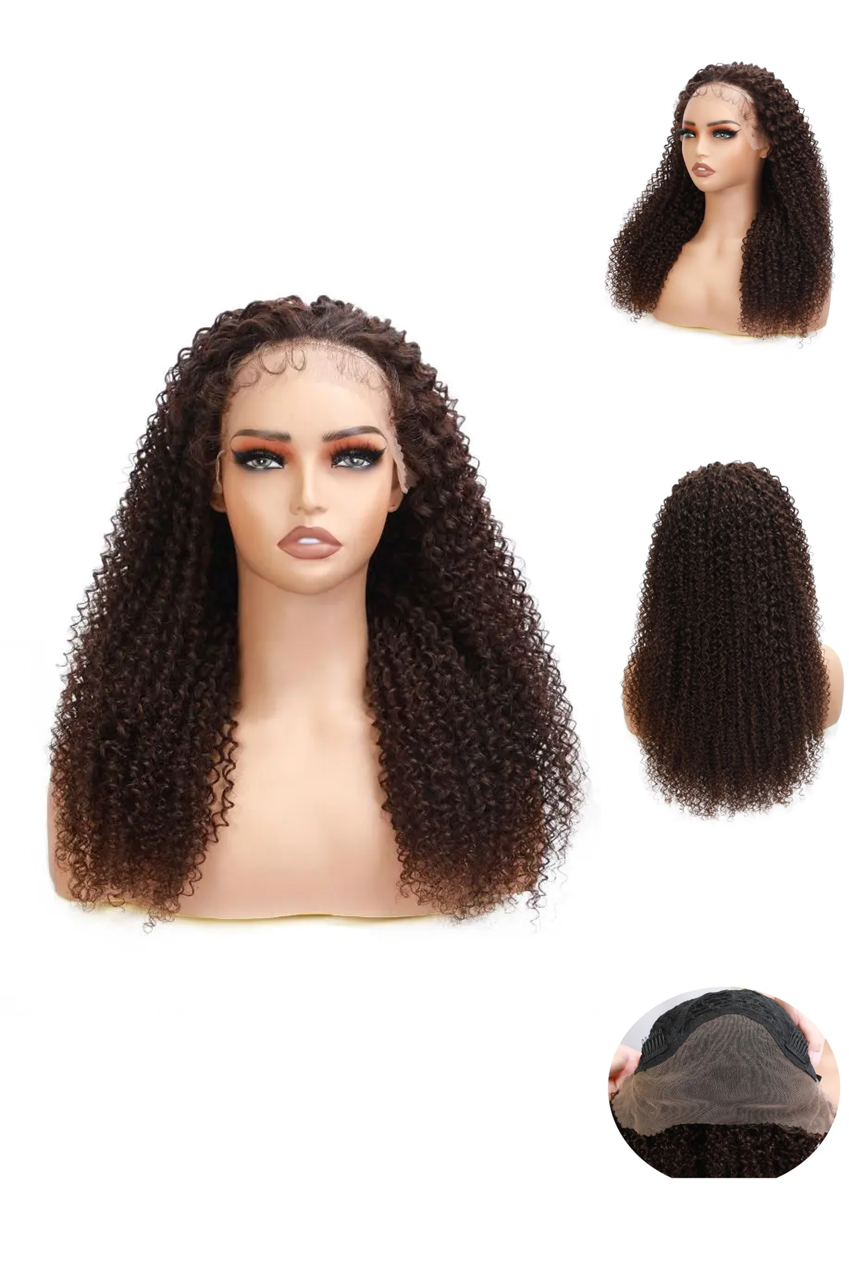 Vivian: 100% Human Hair 13"x4" Free Part Lace Frontal Wig