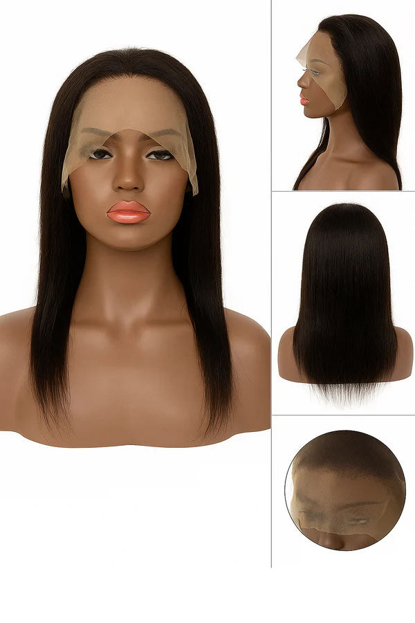 Grace-L: 100% Human Hair 13"x4" Free Part Lace Front Wig