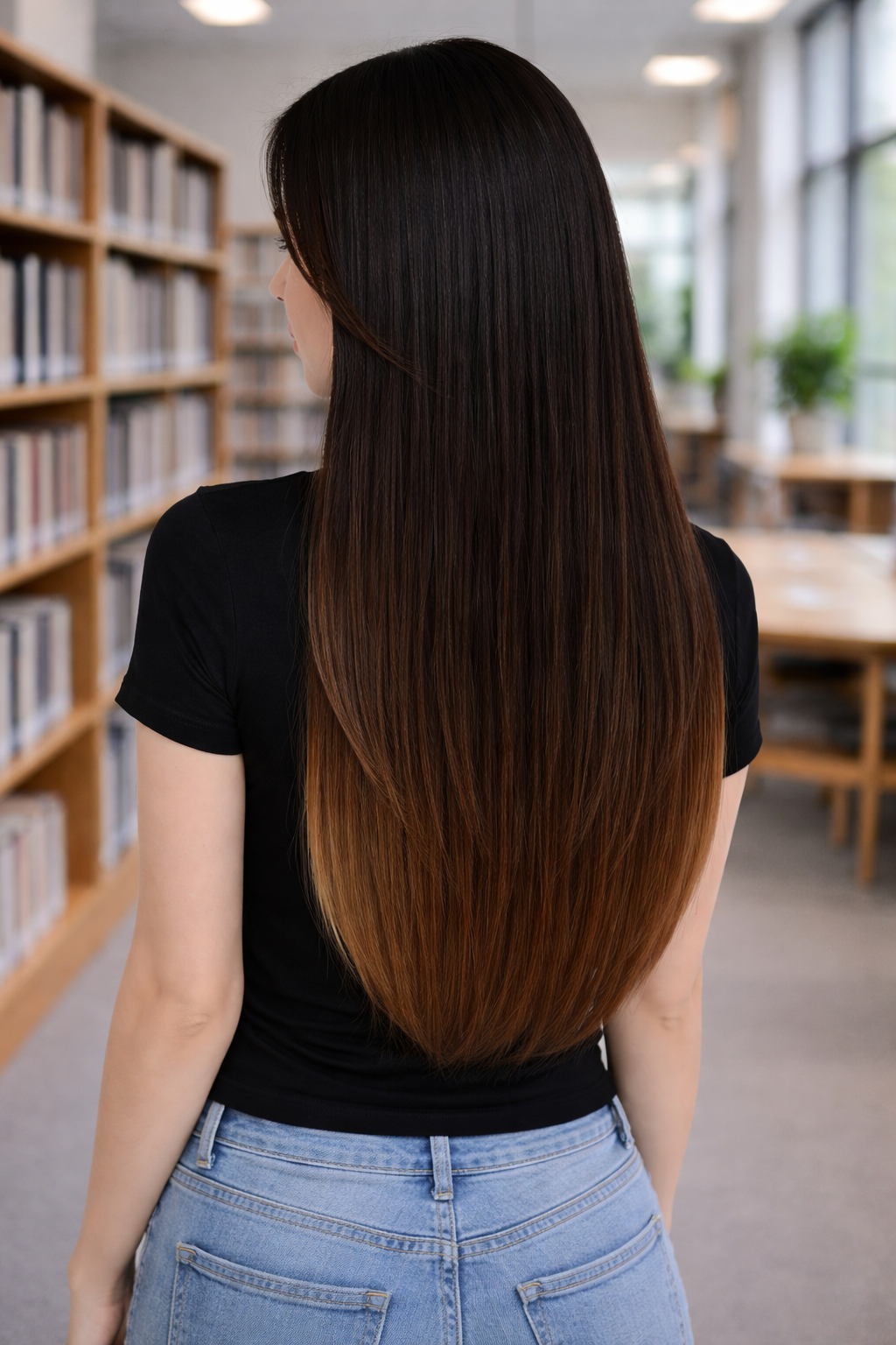 100% European Human Hair Extensions 7PCS Clip in 14" 16" 18" 20" 22"