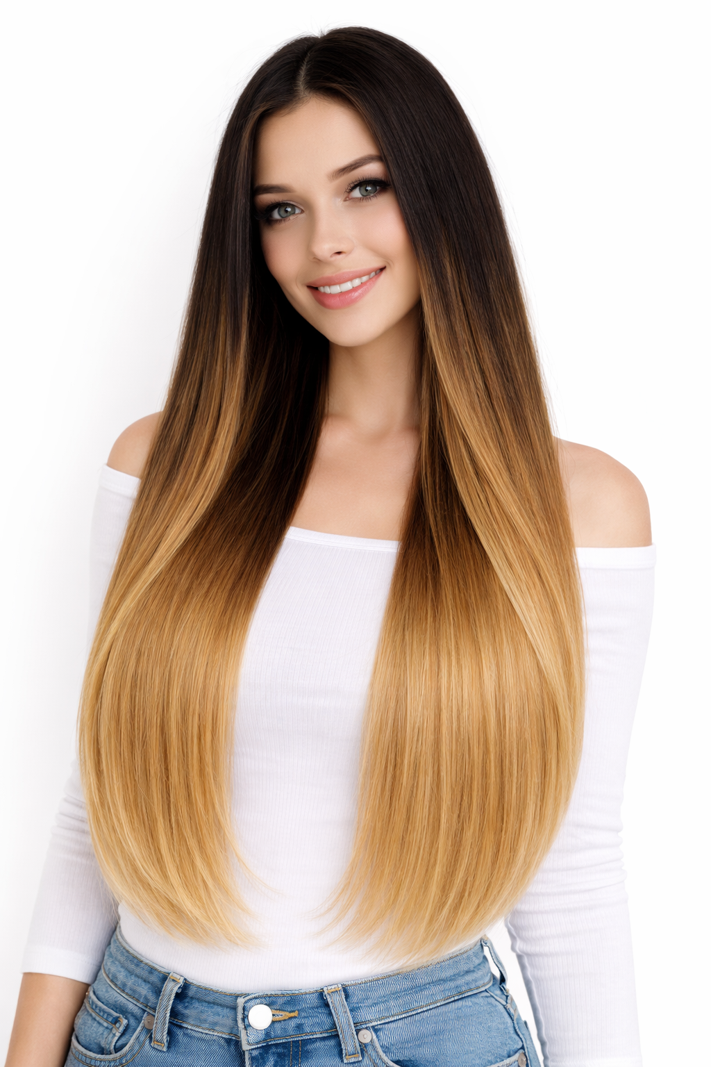 100% Human Weave European Straight 14" 16" 18" 20" 22" 24"