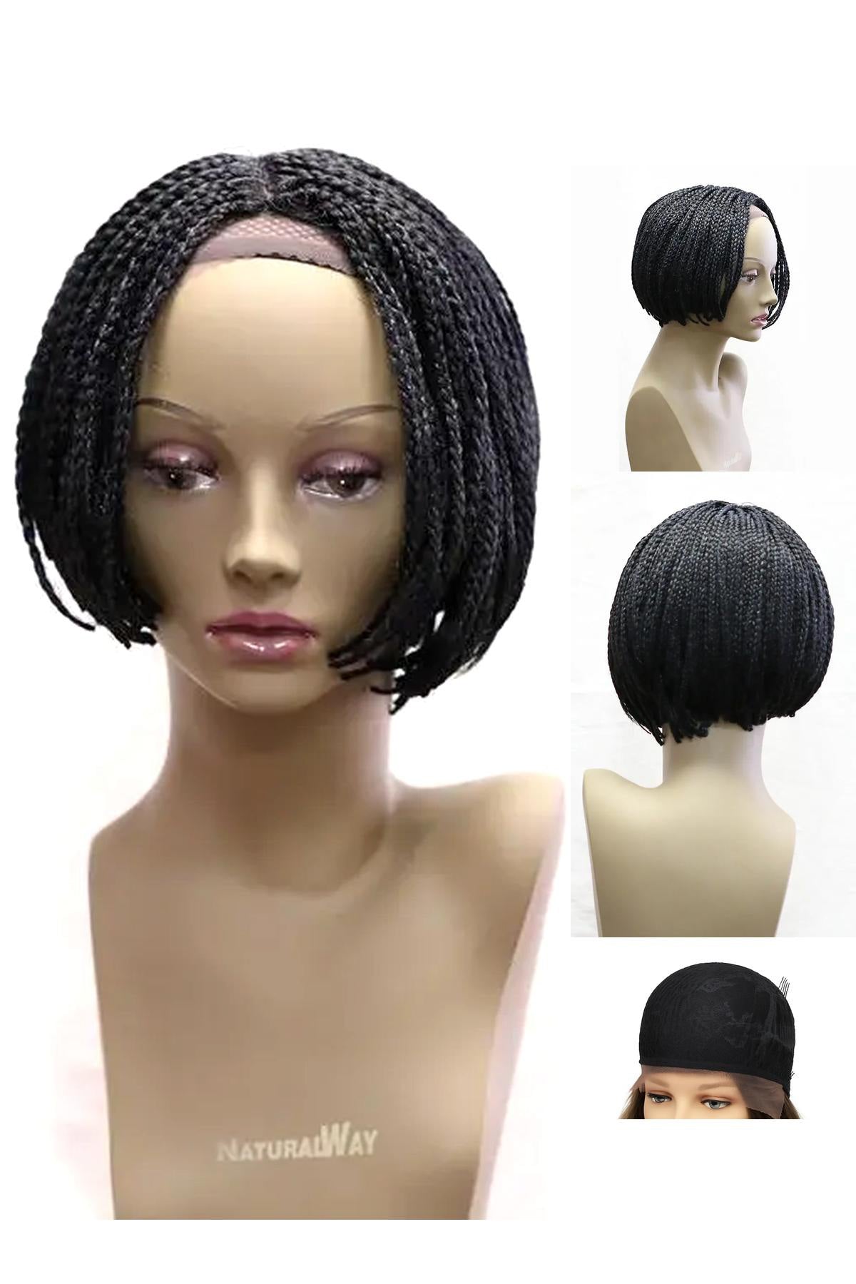 DORA: Skin Lace Frontal Braid Synthetic Wig