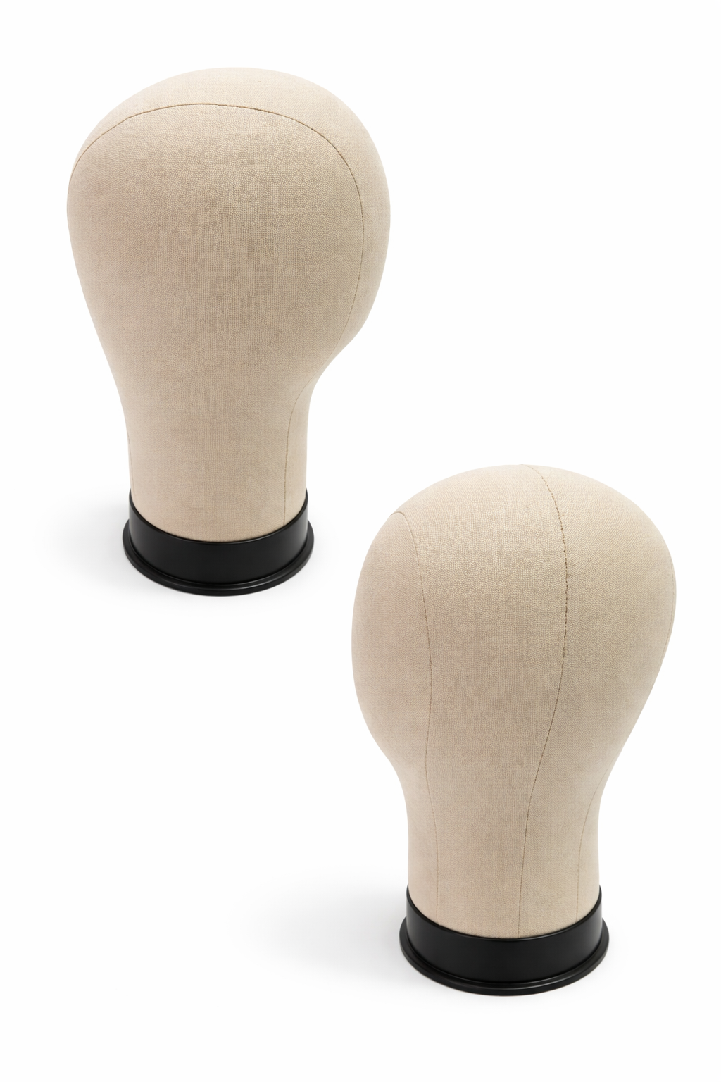 Canvas Block Head – Soft Mannequin Head for Wig Making & Hair Extensions (1 PC)